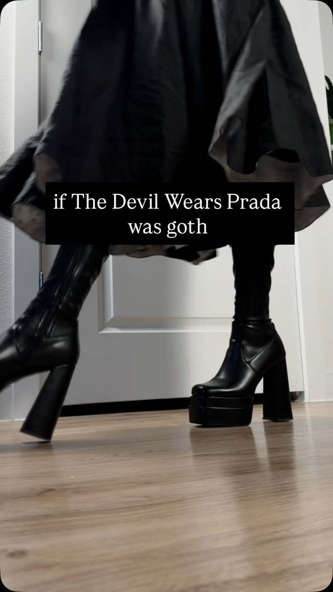 高跟 粗跟 燕尾服 圆头 皮革 