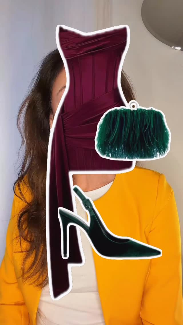 高跟 粗跟 阿芬宾舍犬 薄云 深墨绿 无帮  - VALI鞋履AI设计主图