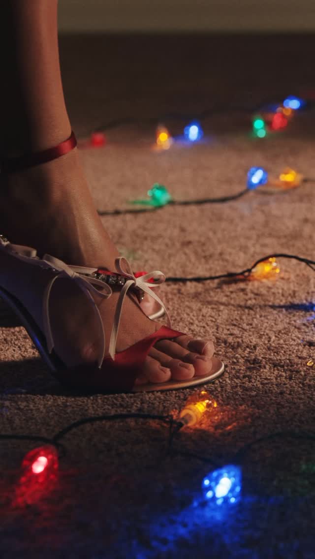 黑豆色 巧克力毛毛雨 赭红色 无帮 系带 皮革  - VALI鞋履AI设计主图