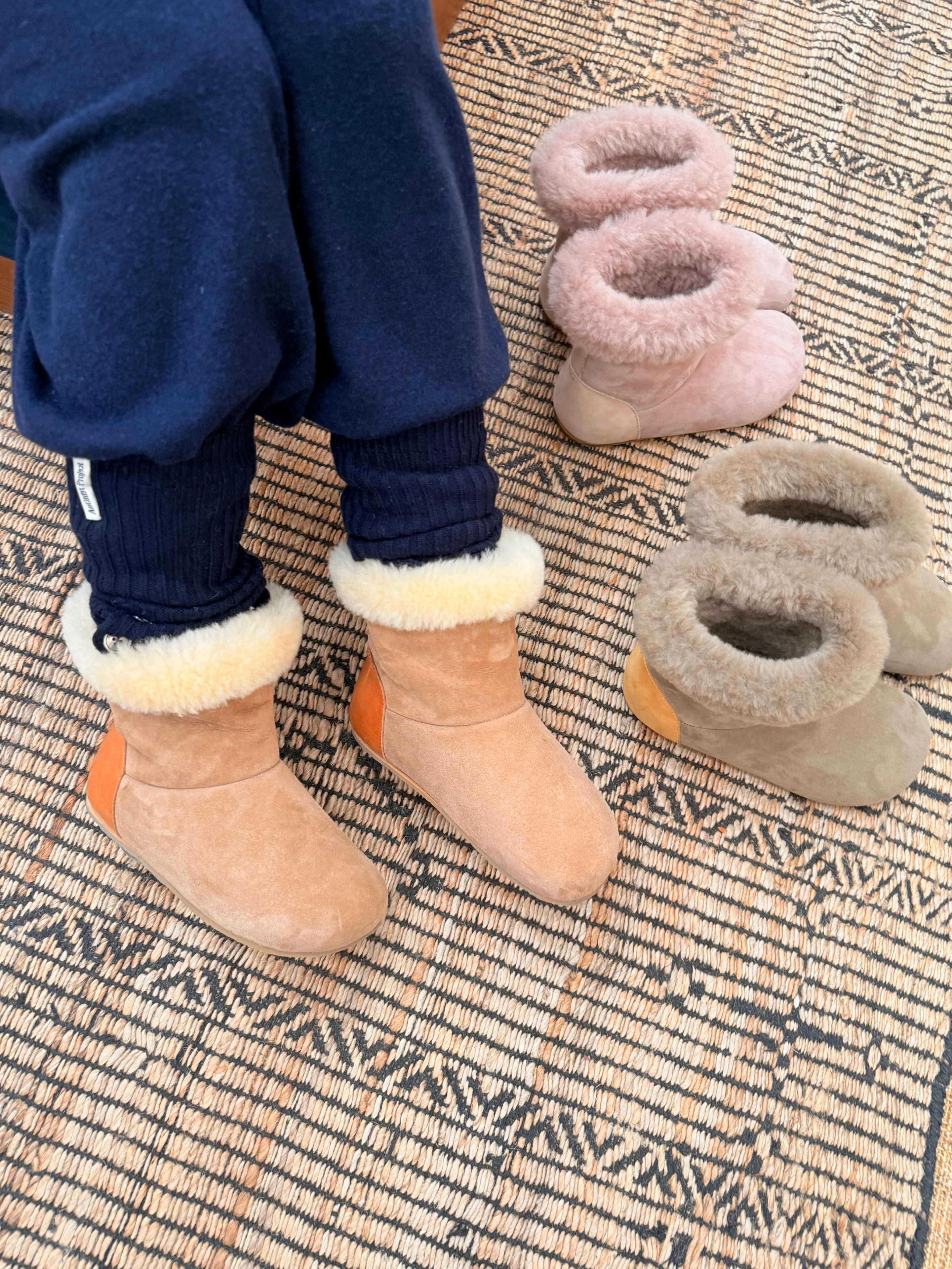 焦糖奶油色 杏仁酪色 浅琥珀褐 皮革  - VALI鞋履AI设计主图