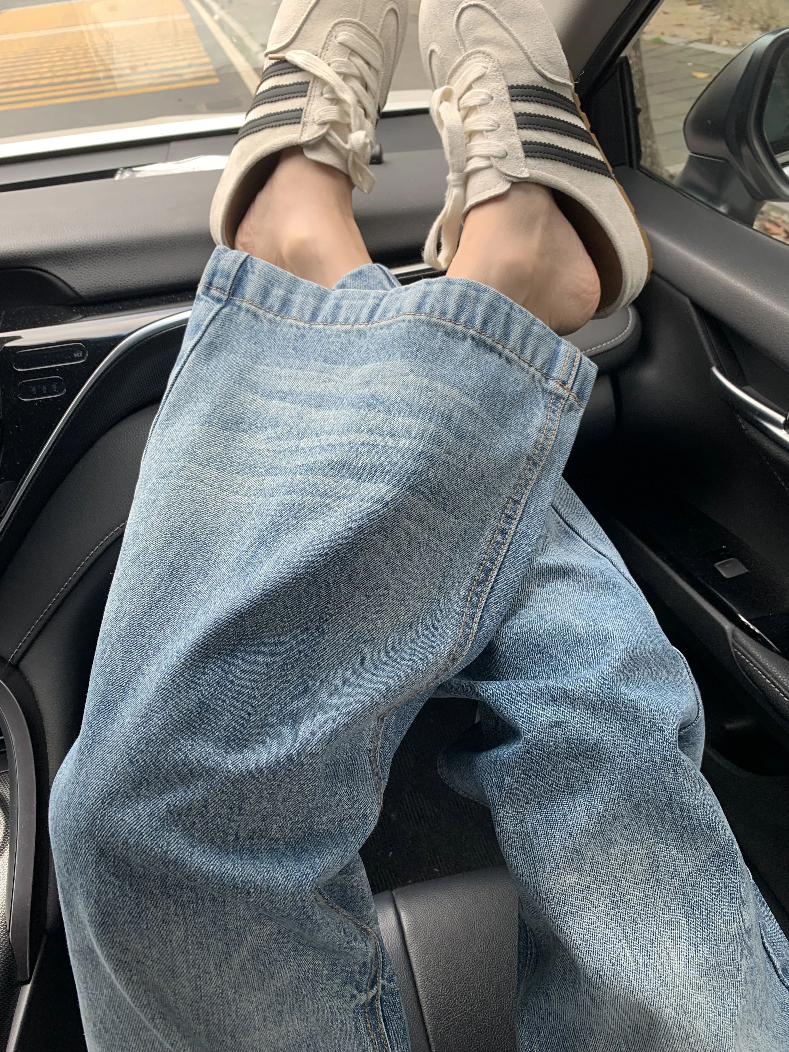 牛仔面料 洗水 碳色 铅色 暴雨灰  - VALI鞋履AI设计主图