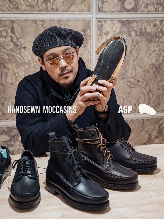 针织面料 基础袖 满印&循环 蓝黑色 薄云 基础绳带  - VALI鞋履AI设计主图