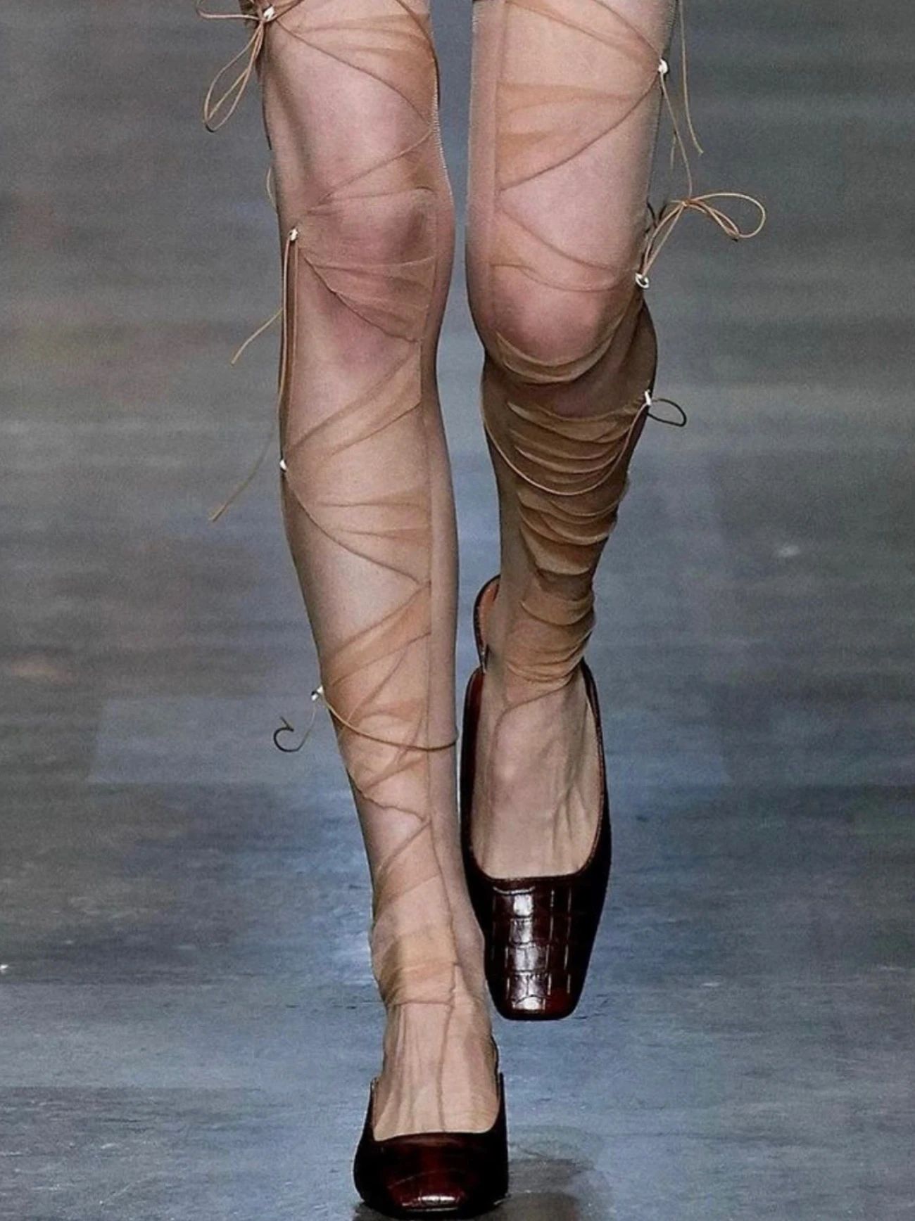 红褐粉 朱古力色 肉豆蔻 皮革  - VALI鞋履AI设计主图