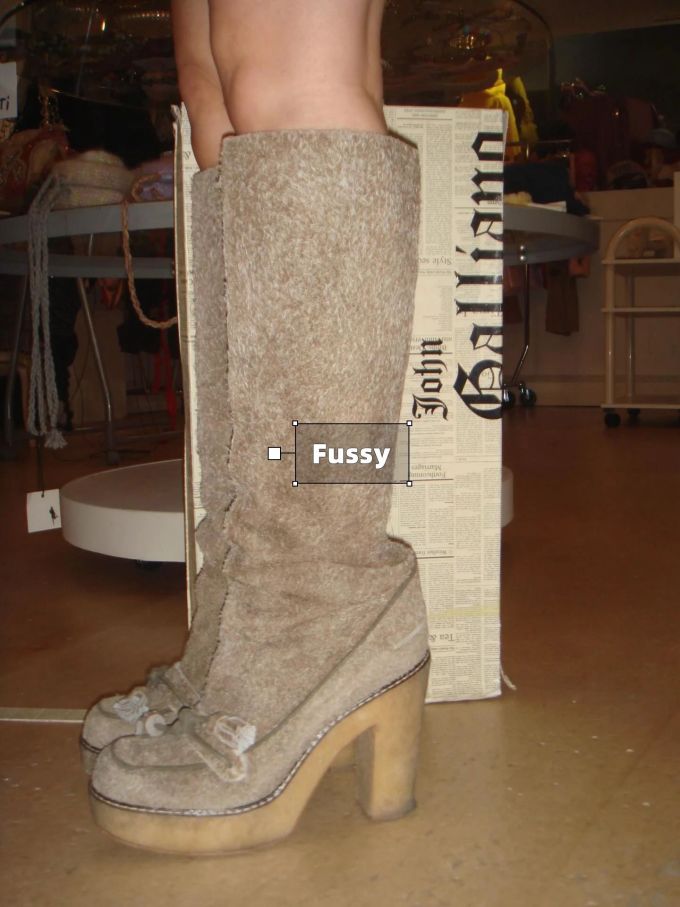 高跟 粗跟 游牧黄 银貂色 淡褐色 圆头 一脚蹬 