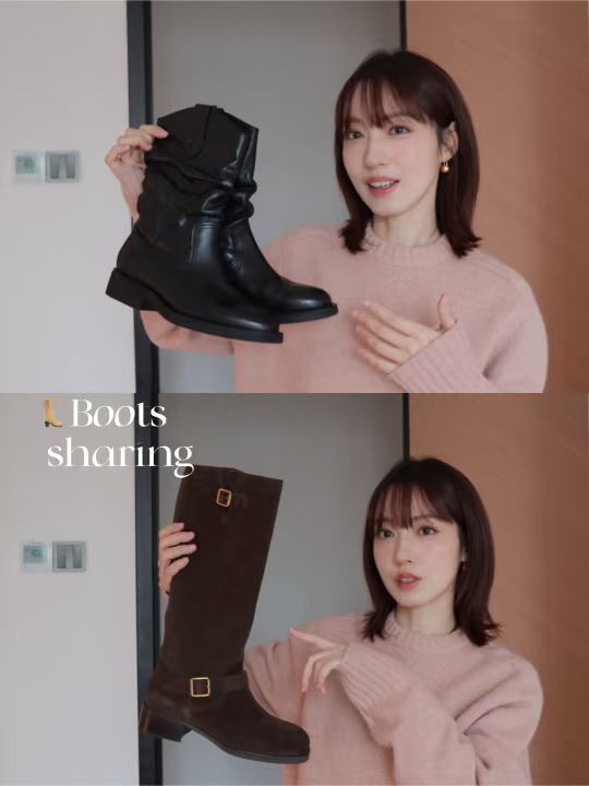 燕尾服 咖啡色 系带 皮革 