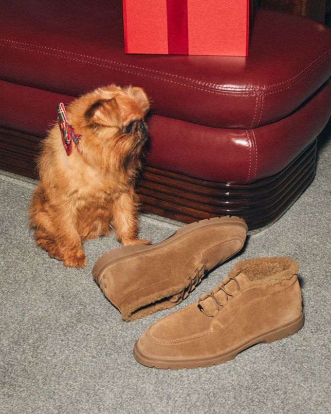 杏仁色 饼干色 腰果色 圆头 系带 皮革 