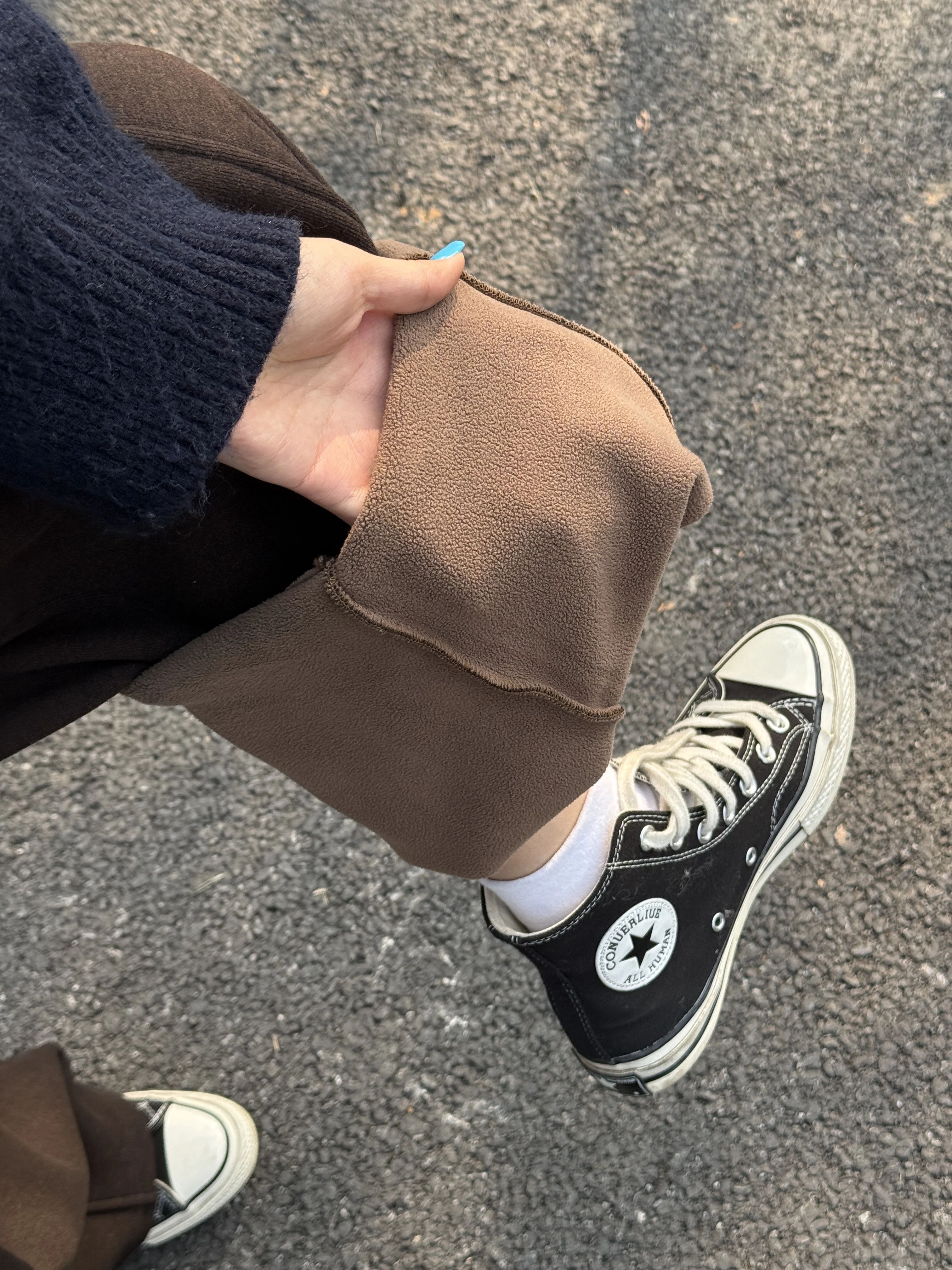 燕尾服 星白色 微蓝 高帮 系带 布面  - VALI鞋履AI设计主图