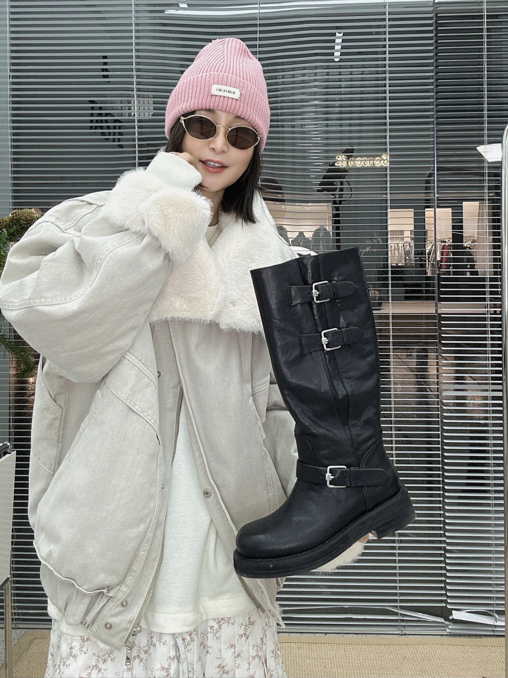 防护功能 H型 基础袖 蓝狐色 露灰色 月光灰 毛条 基础扣饰 基础拉链  - VALI鞋履AI设计主图