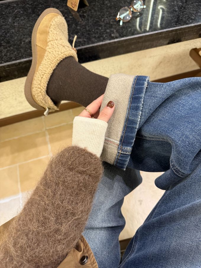 暗浅黄色 雾金色 日光色 低帮 绒毛/绒面 