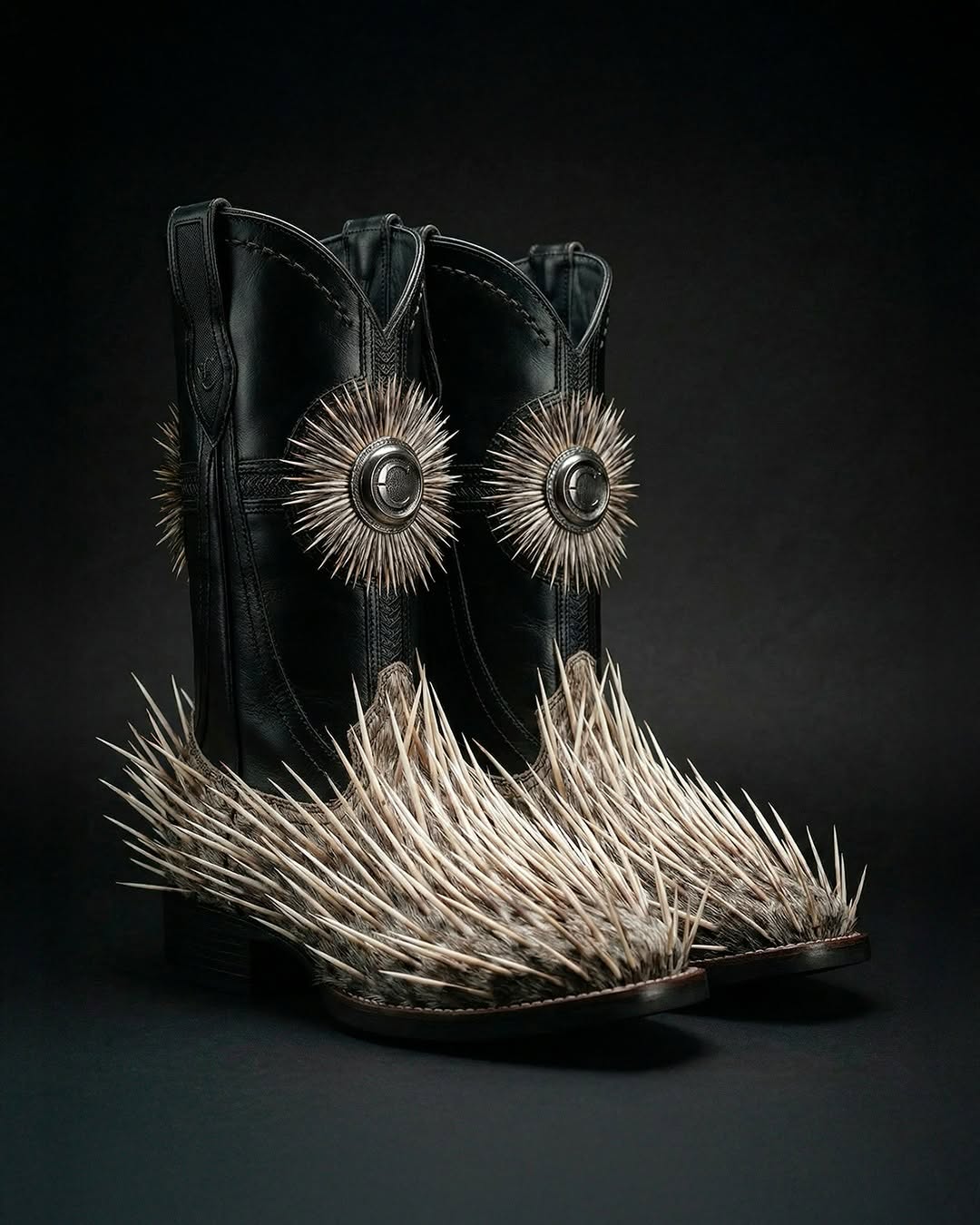 尾气黑 咖啡褐色 柚木色 圆头  - VALI鞋履AI设计主图