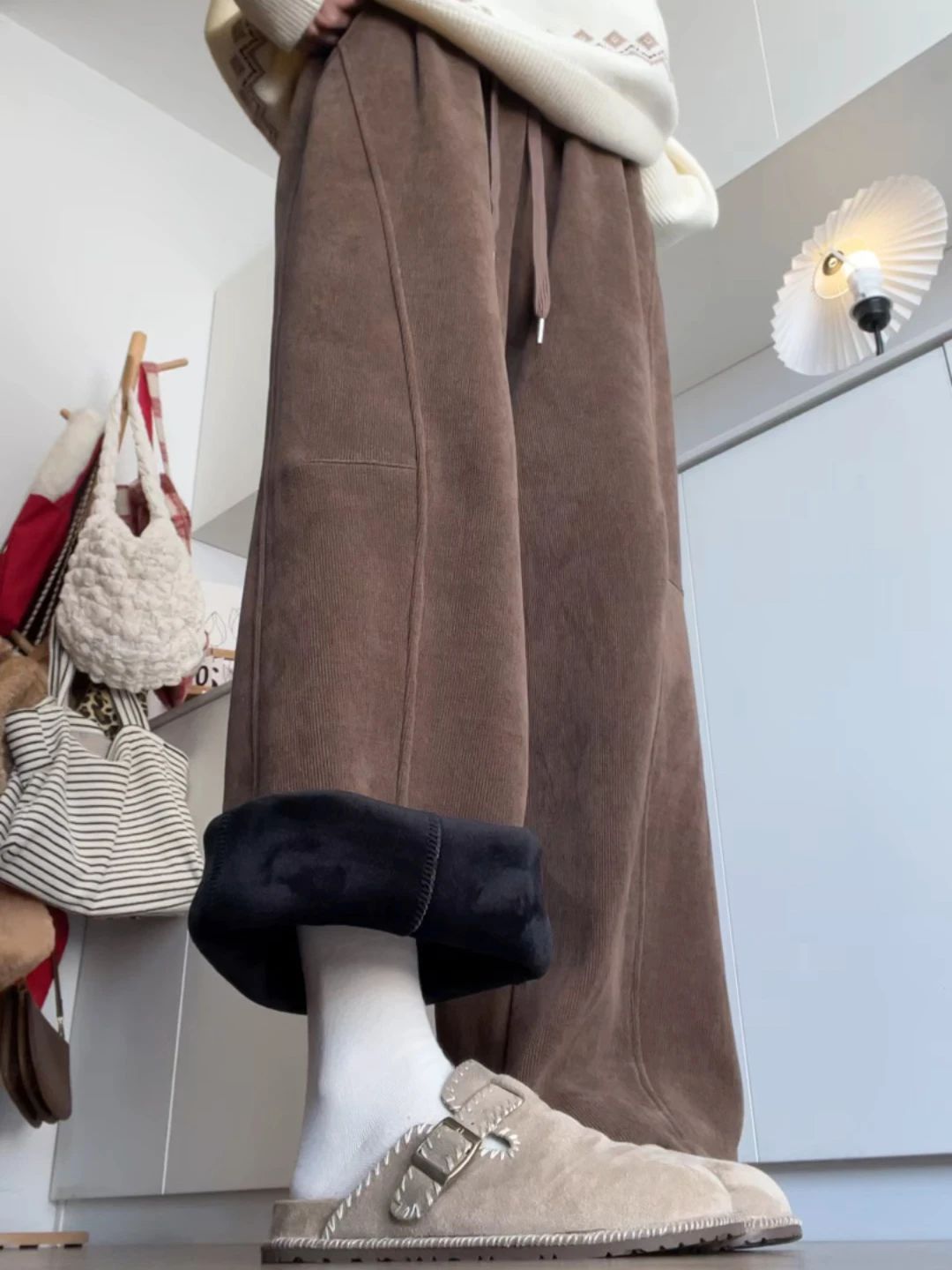 咖啡石英 黑褐色 深灰褐色 基础绳带  - VALI鞋履AI设计主图