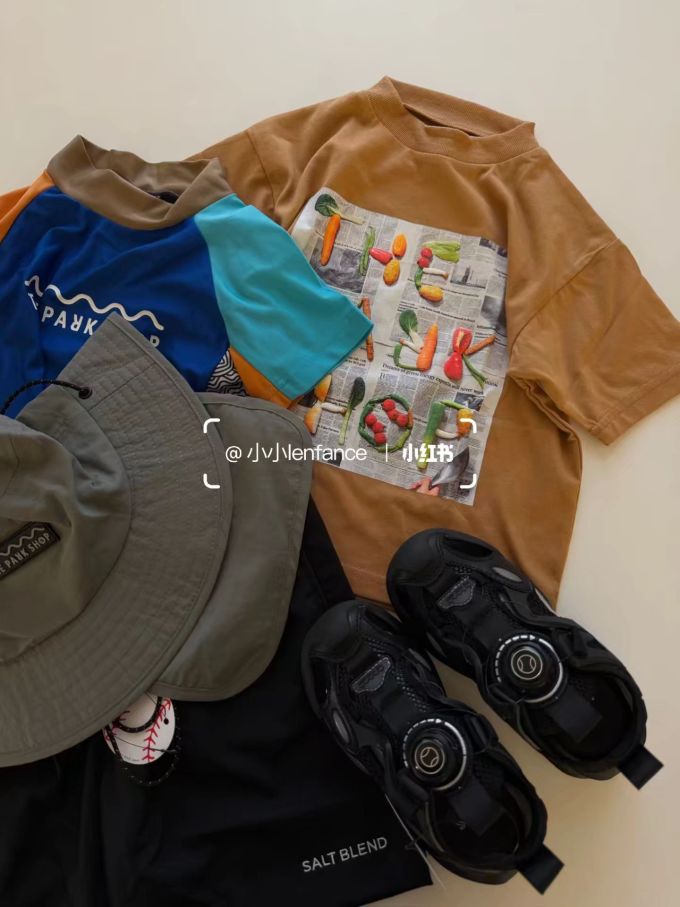 针织面料 基础袖 满印&循环 印花 烤山核桃 选美蓝 宝塔蓝 