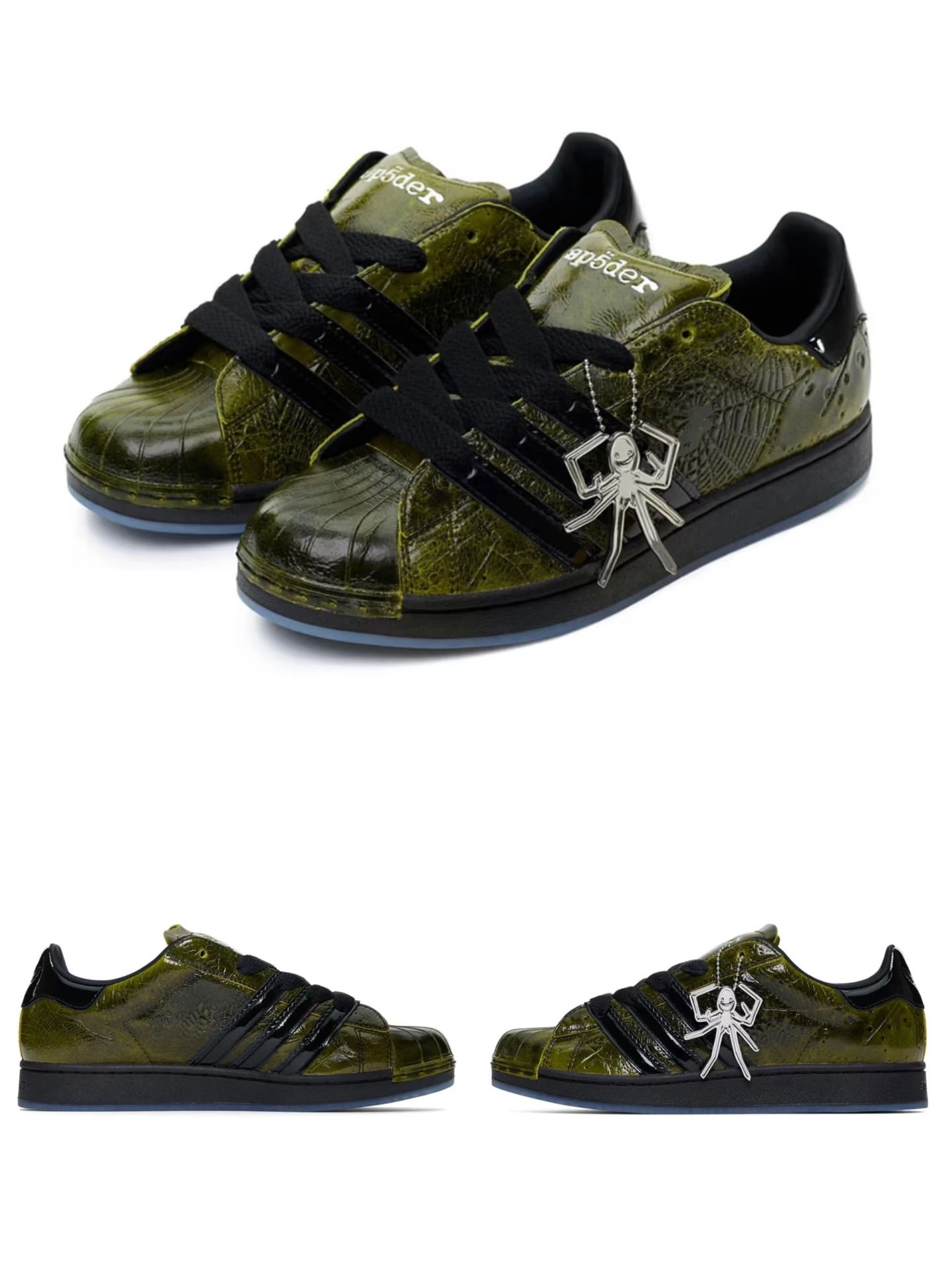 深洞 细香葱色 香蒜沙司色 低帮 系带 皮革  - VALI鞋履AI设计主图