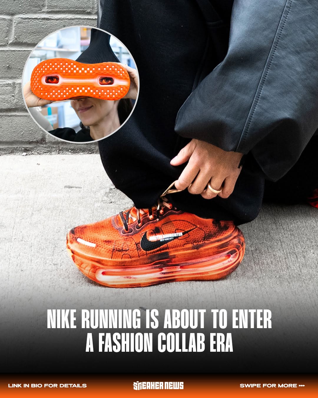 燕尾服 火焰红 凤凰木色 低帮 系带 BOA  - VALI鞋履AI设计主图