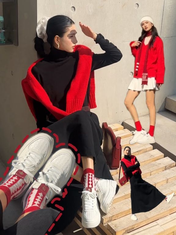 毛纺 立领 中长袖 基础袖 细针 黑豆色 枸杞 大丽花红 休闲运动 运动 