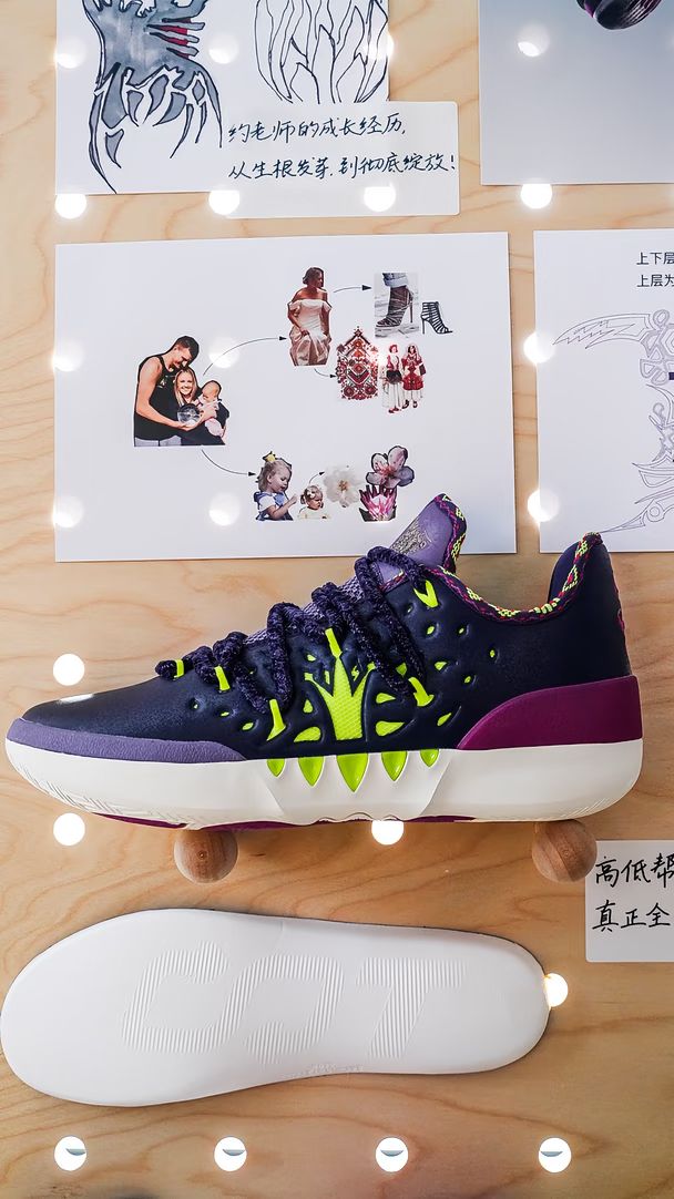 海蓝色 暗紫色 午夜帆 低帮 系带 皮革  - VALI鞋履AI设计主图