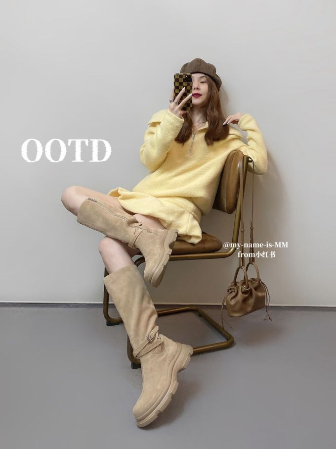 毛纺 H型 基础袖 细针 淡黄色 茴芹花 茧色 