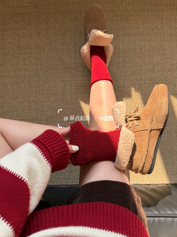 金土色 鹿皮色 杏露色 圆头 无帮 皮革  - VALI鞋履AI设计主图