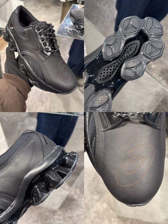 停电色 素净色 霜灰色 低帮 弹力绳 皮革 