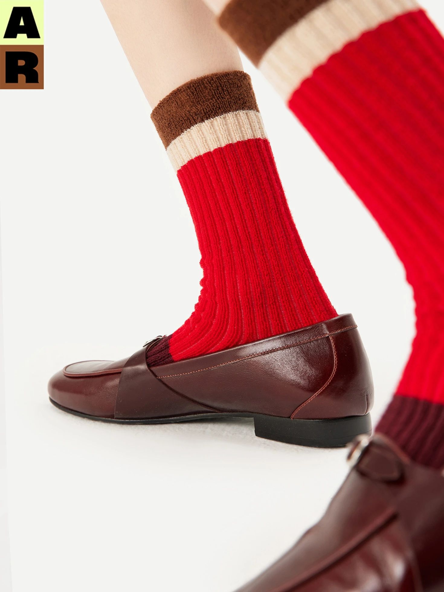 巧克力毛毛雨 朗姆酒色 热巧克力色 低帮 皮革  - VALI鞋履AI设计主图