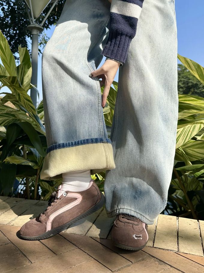 朱古力色 深洞 巧克力麦芽 低帮 系带 皮革 