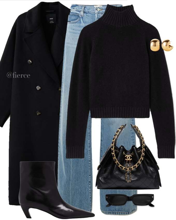 呢绒 H型 翻驳领 中长袖 基础袖 拼接 燕尾服 浅天蓝色 聚变蓝 基础扣饰 