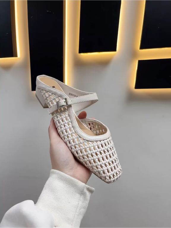 沙白色 风铃色 运动衫灰 无帮 毛呢  - VALI鞋履AI设计主图