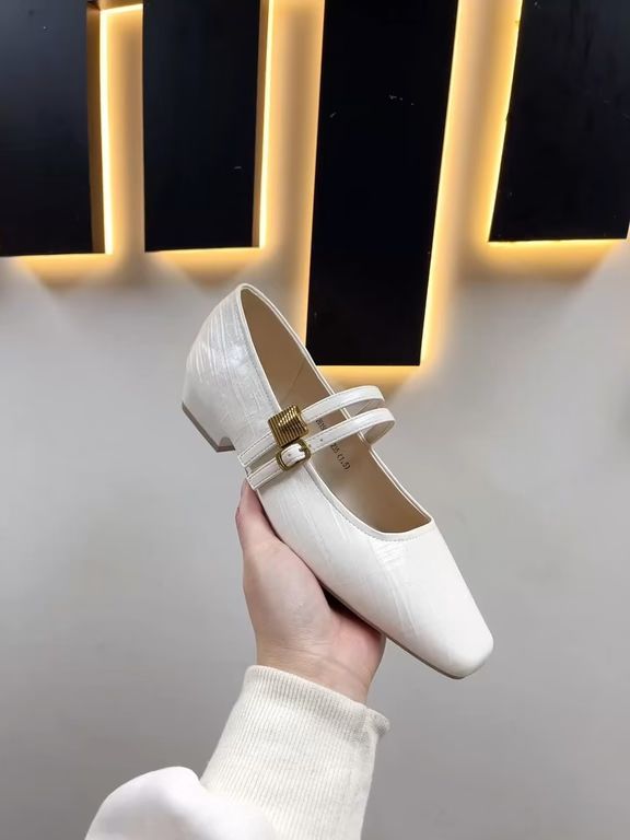 薄云 生丝 南极洲 尖头 袢扣 中口鞋 皮革 