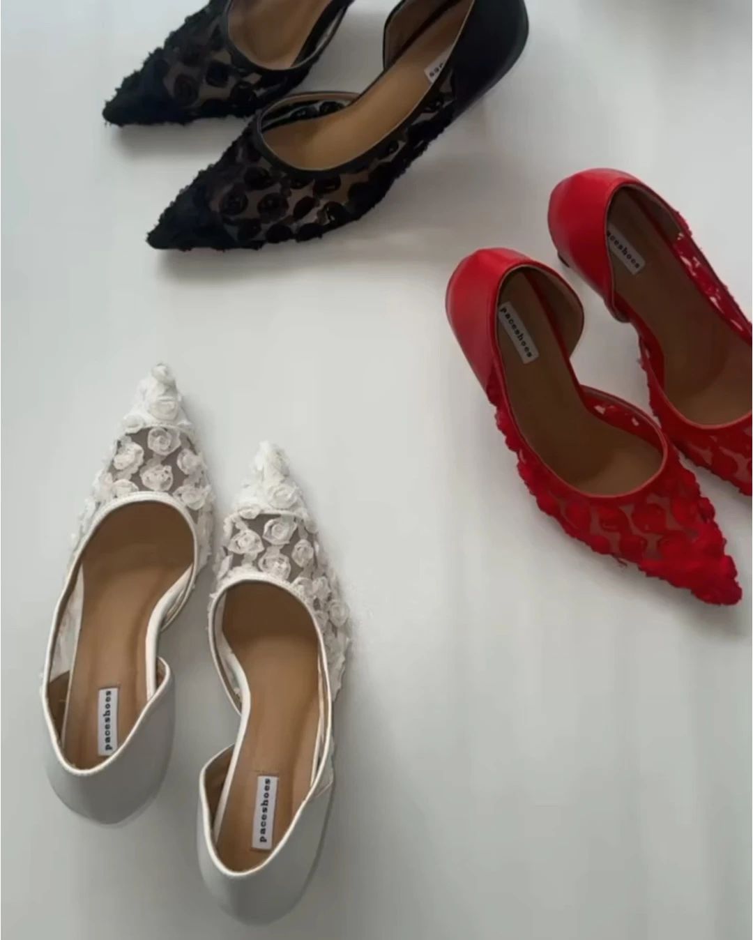 大丽花红 烧结砖色 肾上腺素 尖头 低帮 一脚蹬 浅口鞋  - VALI鞋履AI设计主图