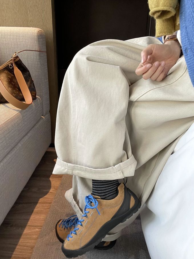 踢踏舞鞋色 冰咖啡 第戎黄 低帮 系带 皮革 