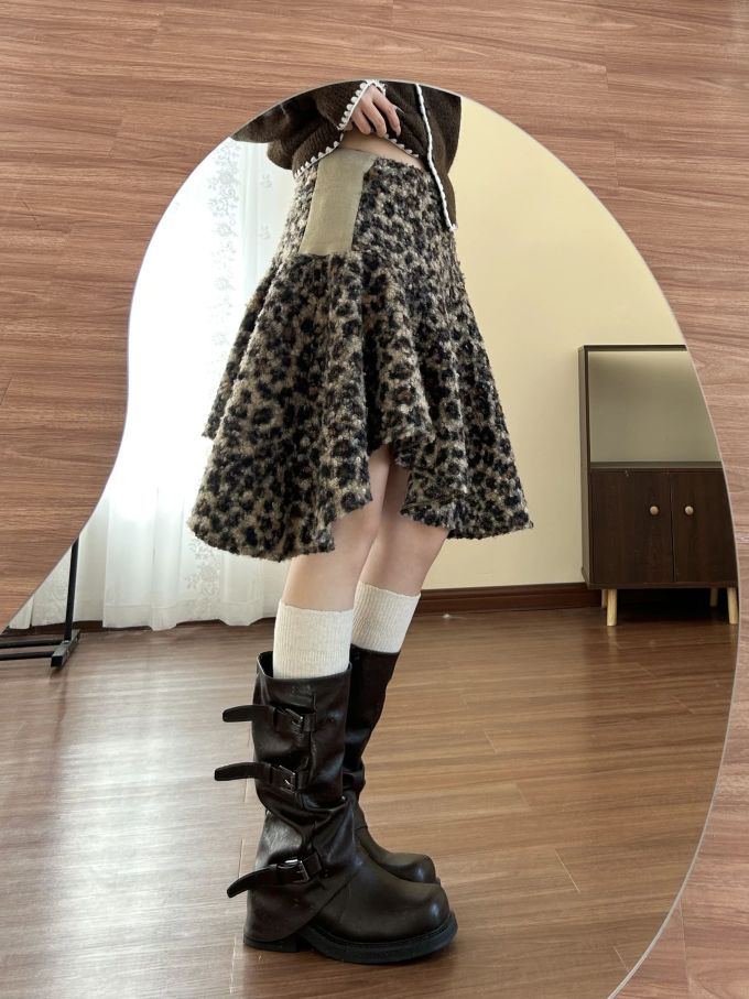 A型 满印&循环 豹纹 印花 陨石色 鹪鹩色 柏油色 