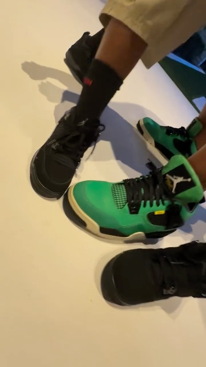 松香色 葱 中绿色 系带  - VALI鞋履AI设计主图