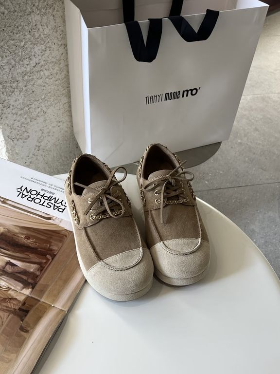 沙漠棕榈色 酸豆色 榉树色 低帮 系带 皮革  - VALI鞋履AI设计主图