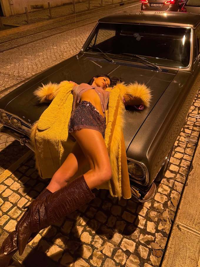 中跟 粗跟 土褐色 陨石色 焦糖咖啡色 尖头 皮革 