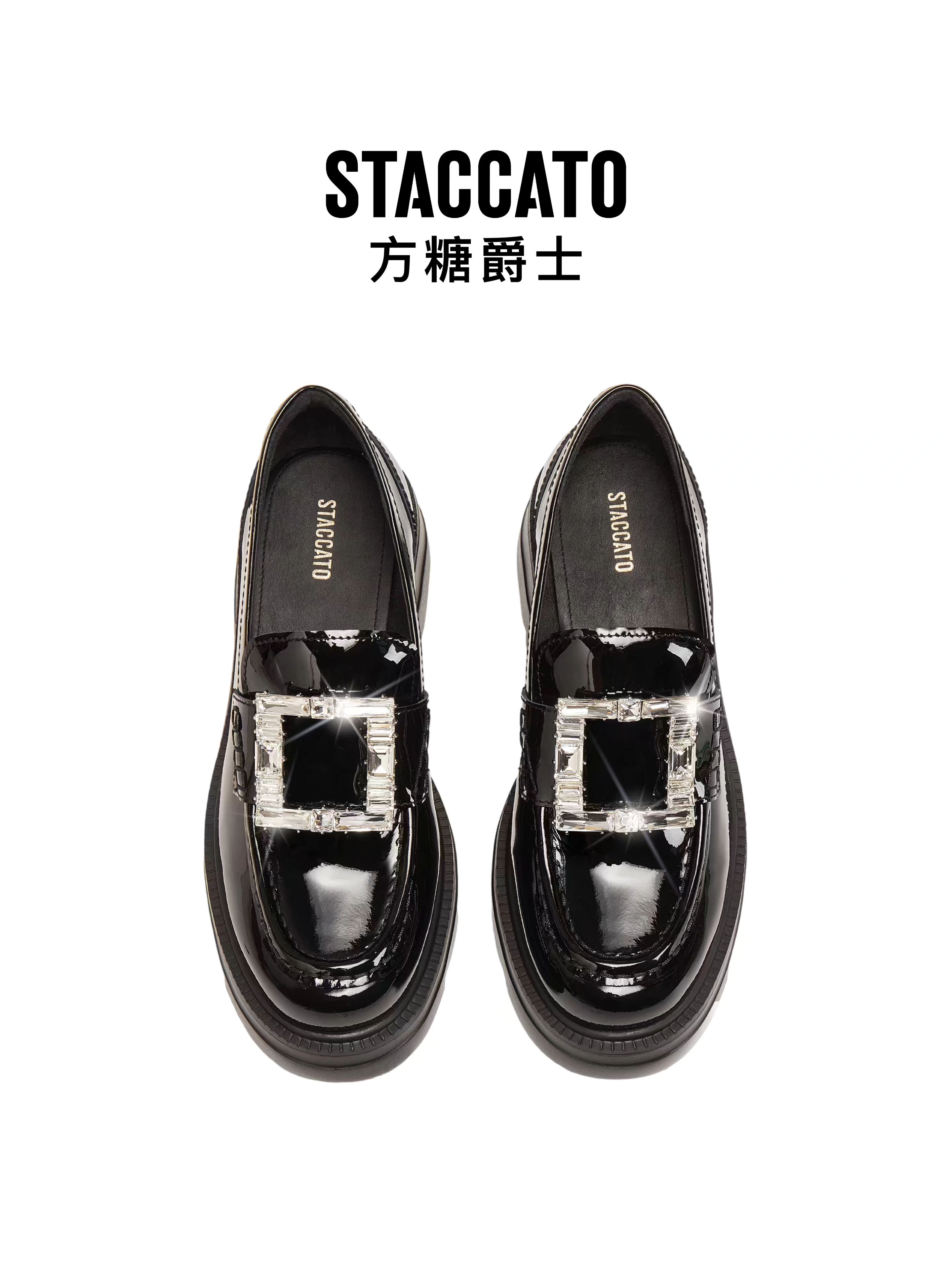 陨石色 地膜色 灯黑 圆头 一脚蹬 深口鞋 皮革  - VALI鞋履AI设计主图