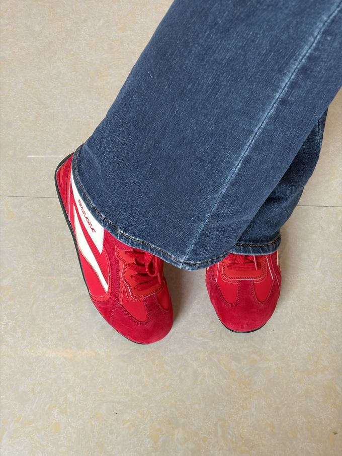 棒棒糖色 枸杞 果子红 系带 皮革 