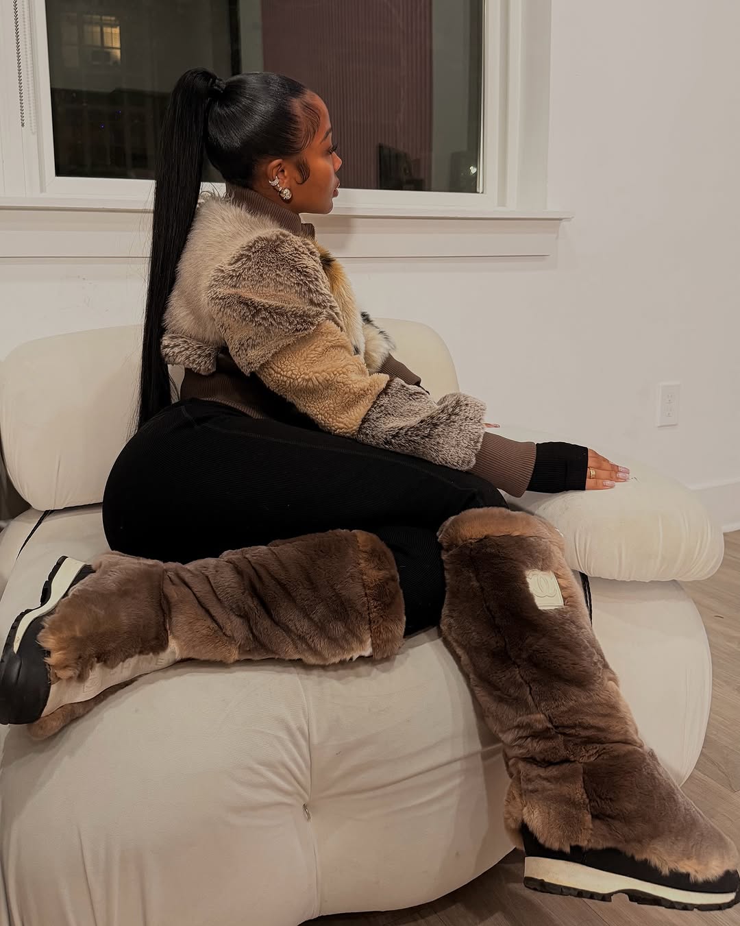 土褐色 陨石色 山鹑色 绒毛/绒面  - VALI鞋履AI设计主图