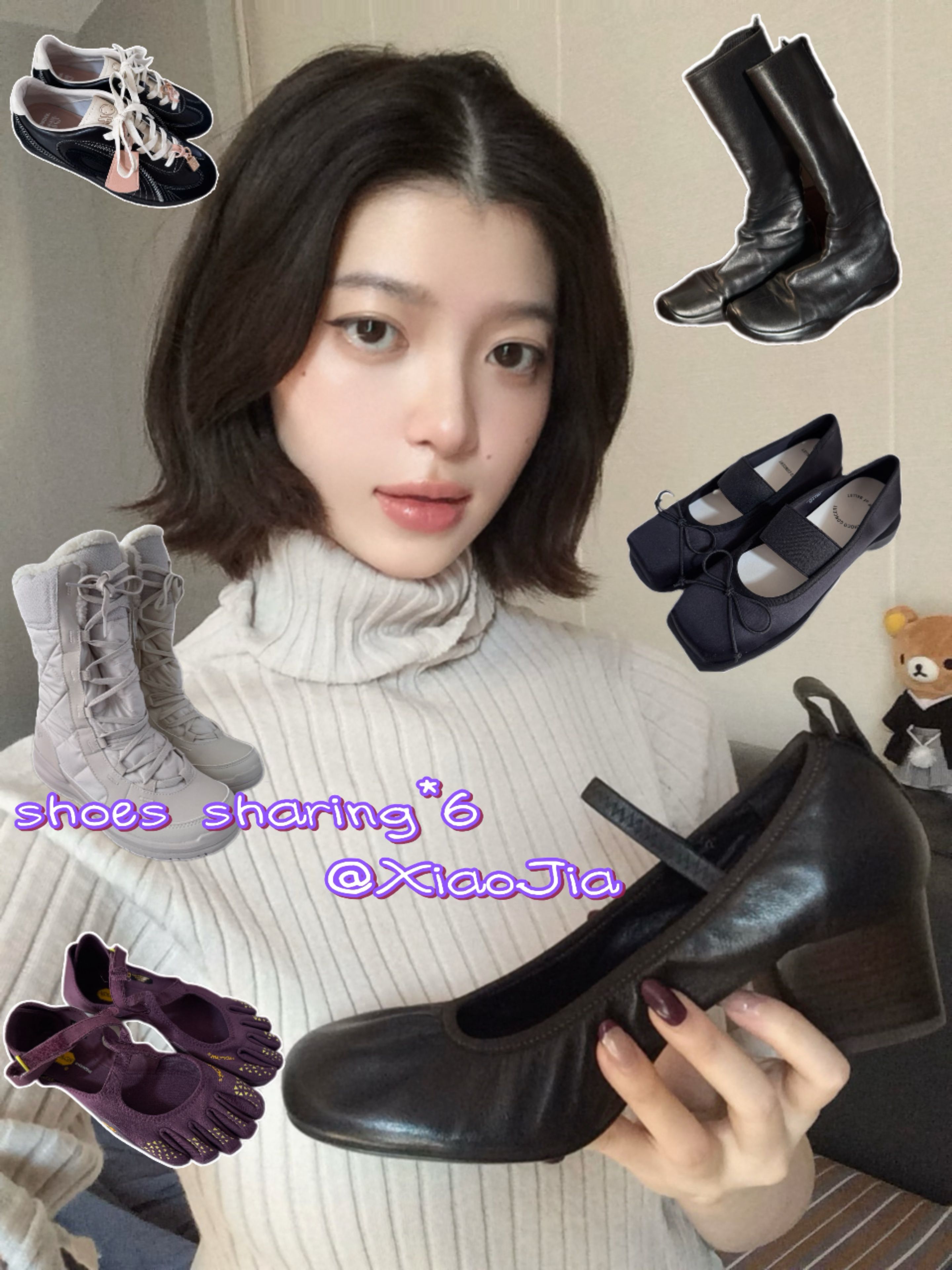 陨石色 棕灰色 灯黑 浅口鞋 皮革  - VALI鞋履AI设计主图