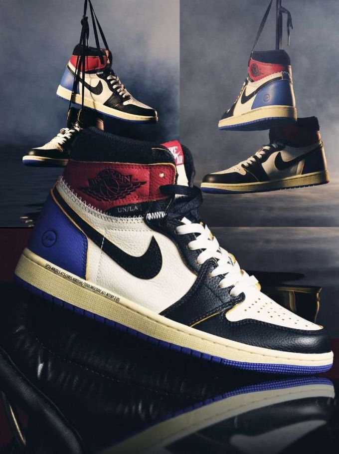 蓝黑色 气流色 香雪球色 高帮 系带 皮革 