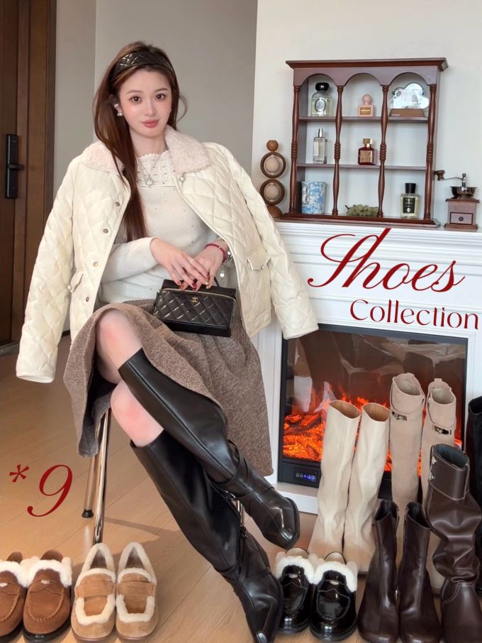 防护功能 H型 棉羽绒袖 绗缝 米白色 蛋酒色 玉米饼 基础扣饰 