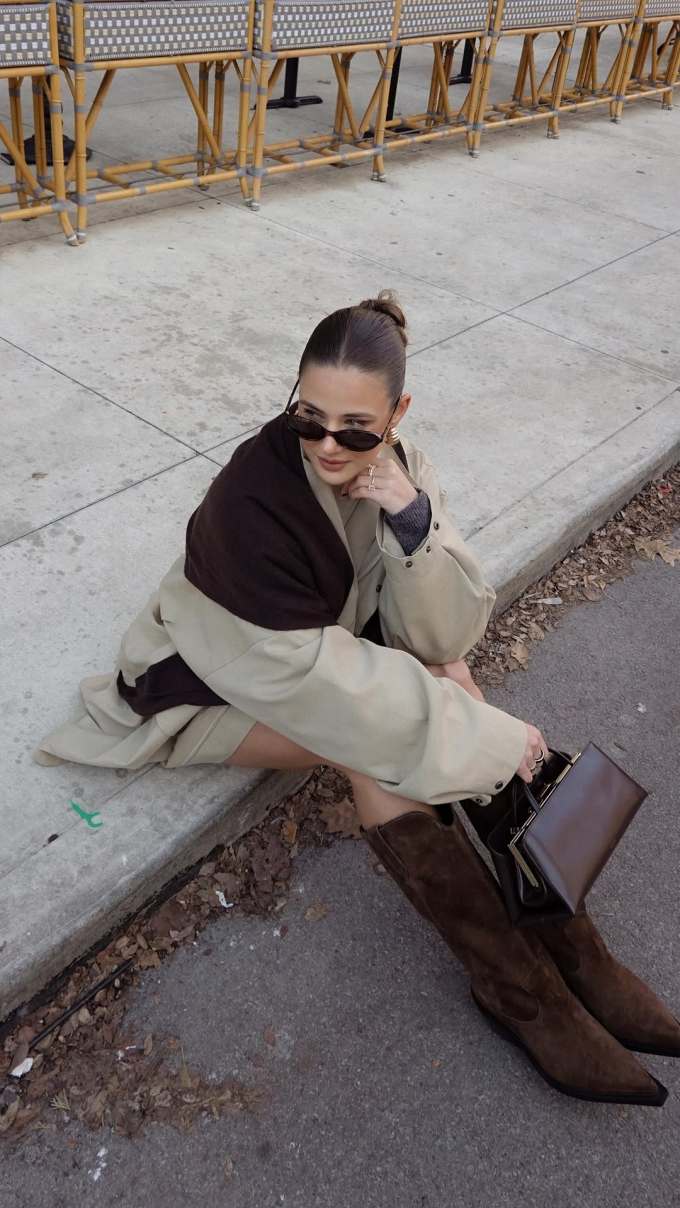 风衣 H型 黑豆色 雾色 潇洒灰 