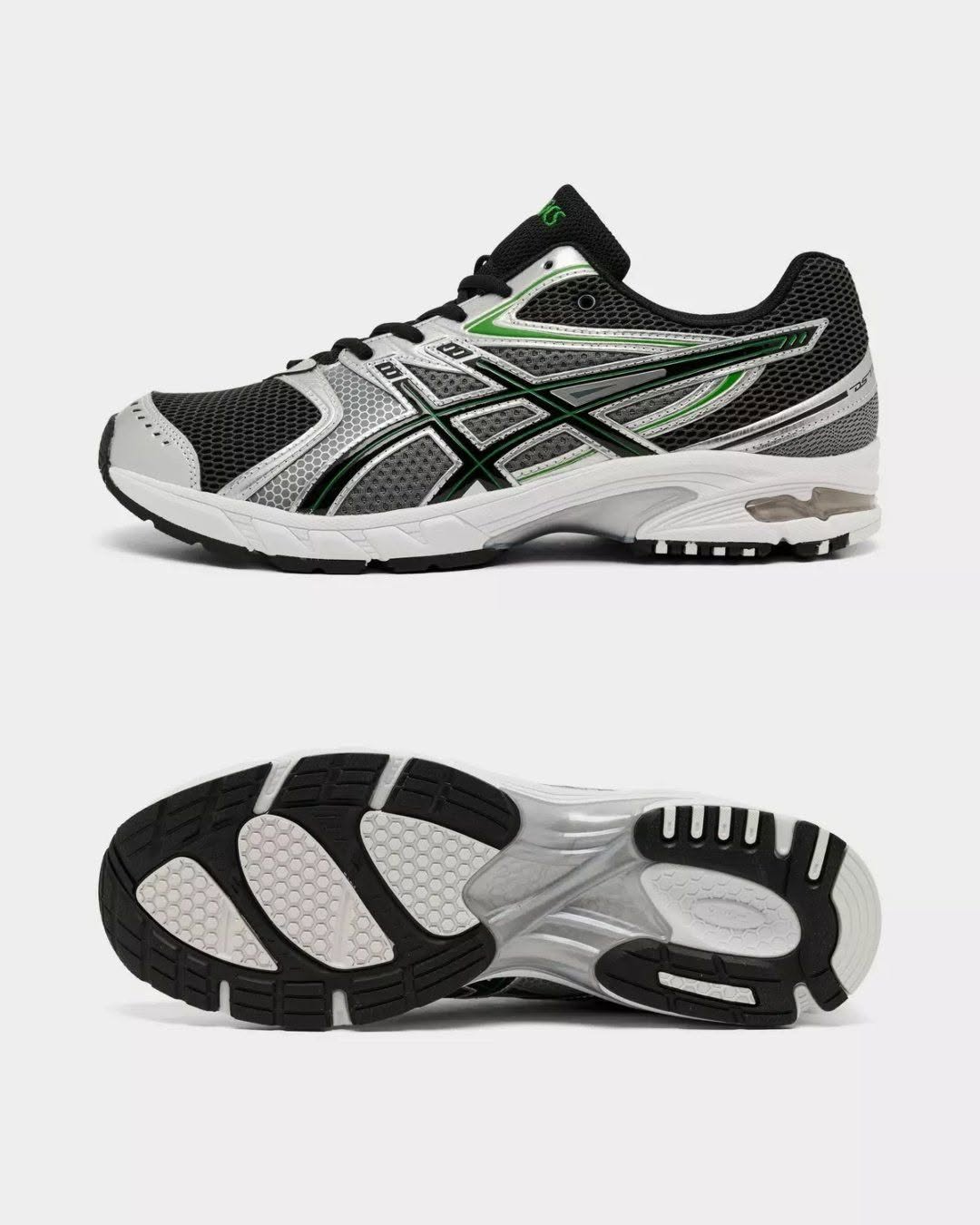 尾气黑 白云母 描绘灰 低帮 系带 网面  - VALI鞋履AI设计主图