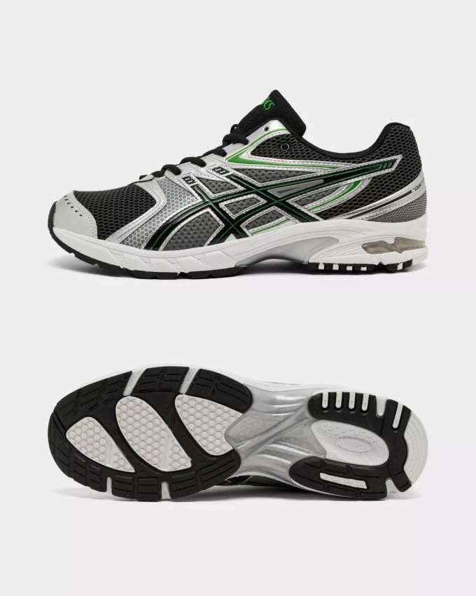 尾气黑 白云母 描绘灰 低帮 系带 网面 