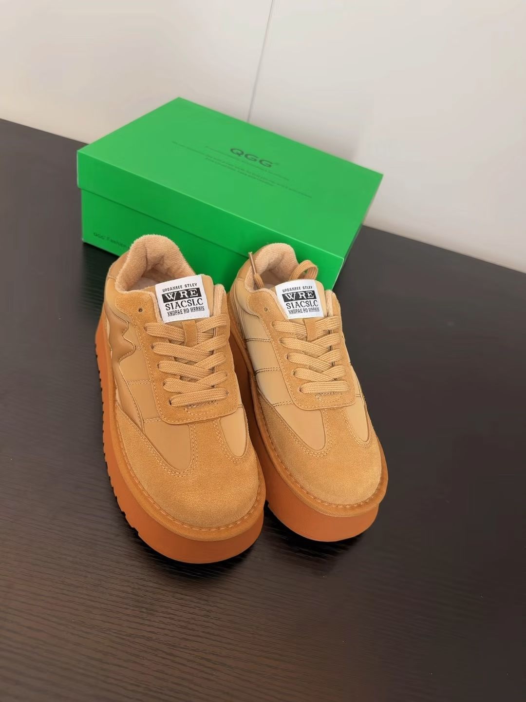 黄晶色 橡树黄 鹿皮色 低帮  - VALI鞋履AI设计主图