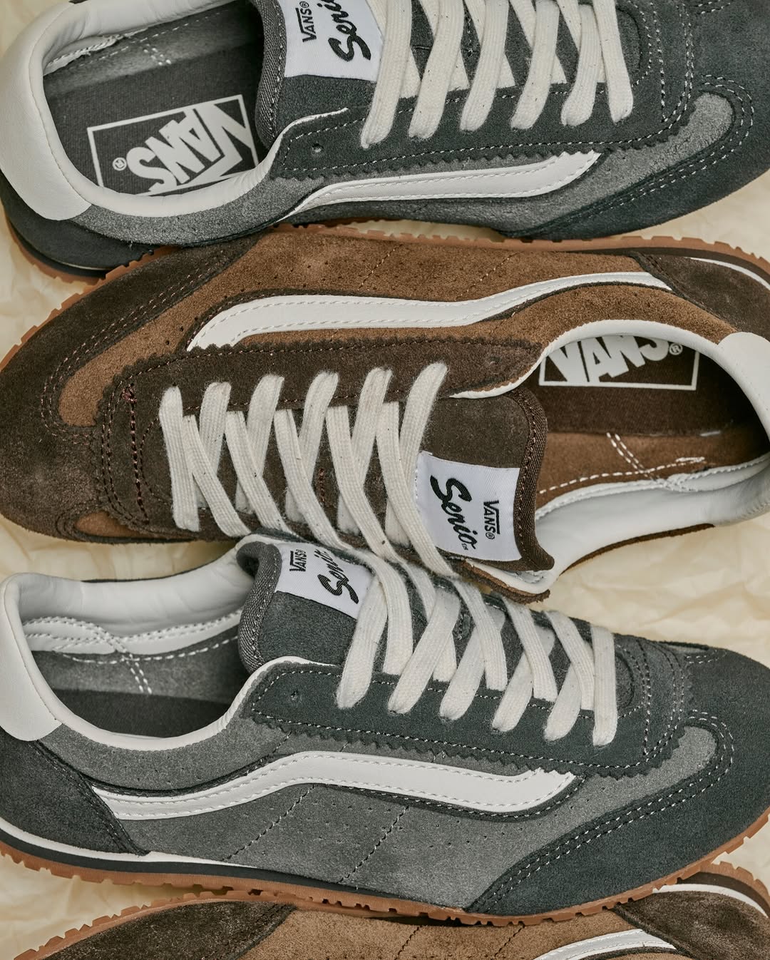 墨绿色 飞蝇钓 蓖麻灰 低帮 系带  - VALI鞋履AI设计主图