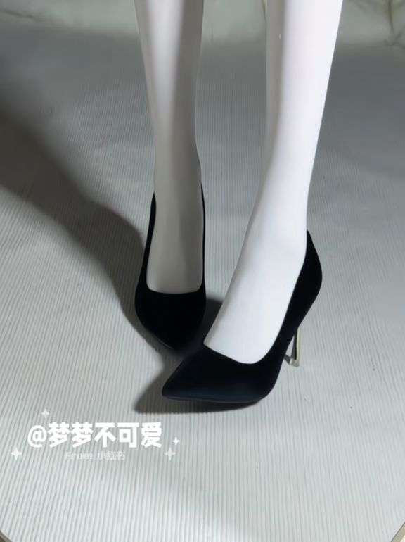 高跟 细跟 燕尾服 尖头 低帮 一脚蹬 浅口鞋 皮革  - VALI鞋履AI设计主图