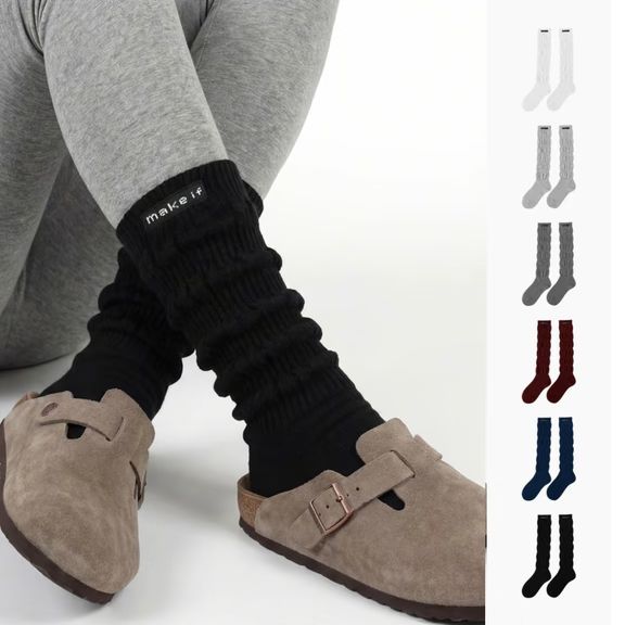 化石色 鼹鼠色 沙漠灰褐色 无帮 袢扣 皮革  - VALI鞋履AI设计主图