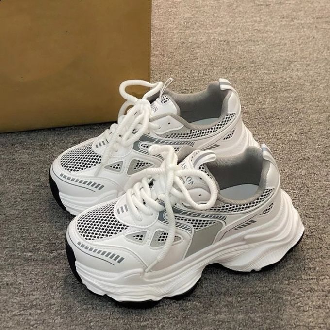 月光灰 白玛瑙 白云母 低帮 系带 