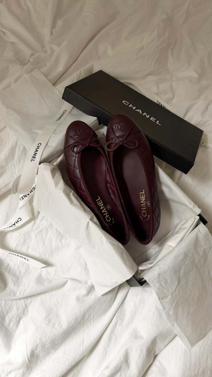 巧克力毛毛雨 黑豆色 紫褐色 一脚蹬 浅口鞋 皮革 