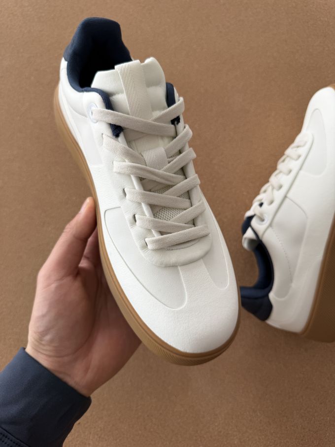 香槟白 薄云 初霜 低帮 布面 